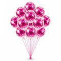 10 Pink Confetti Balloon Set
