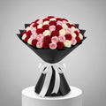 200 Red, Pink & White Roses