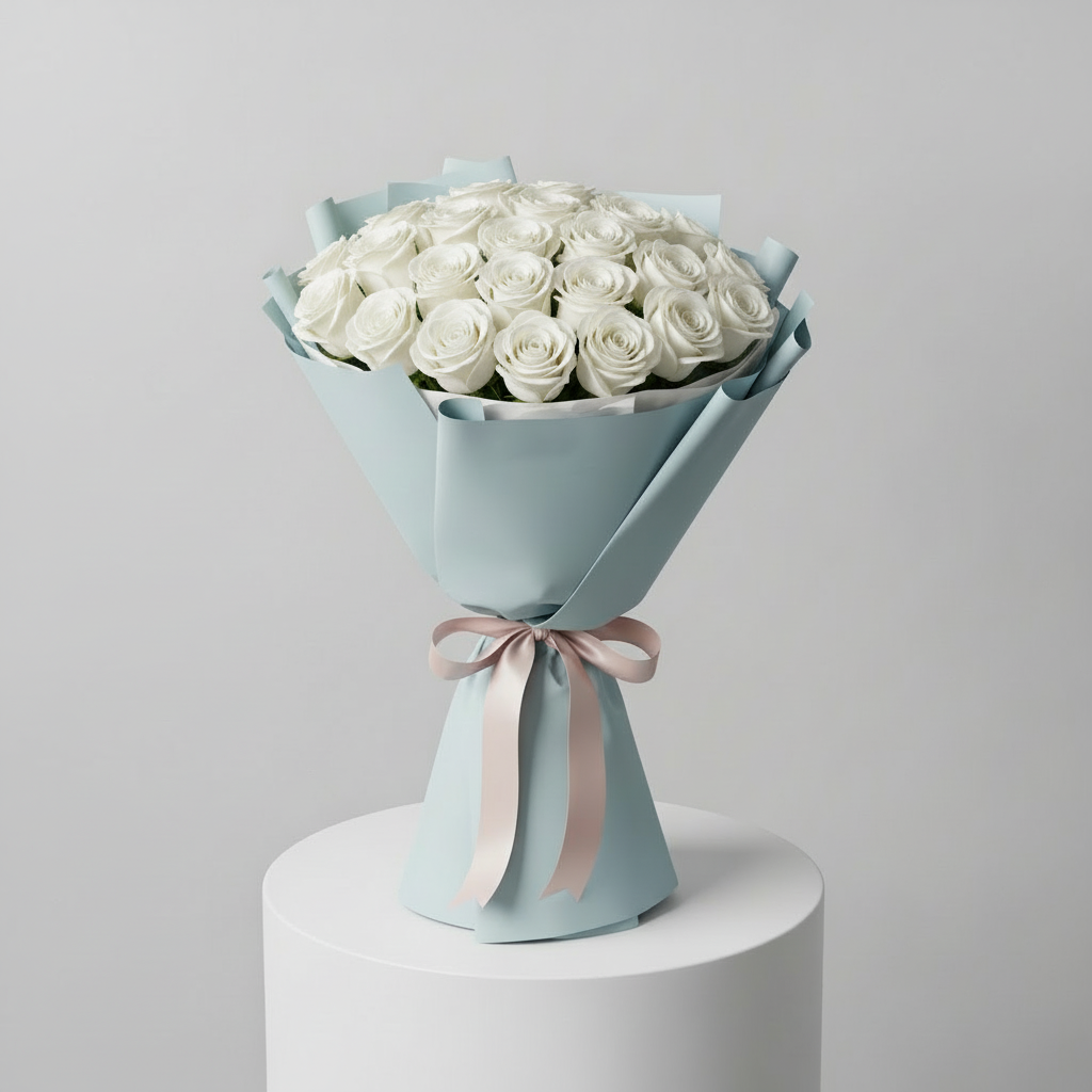 31 White Roses