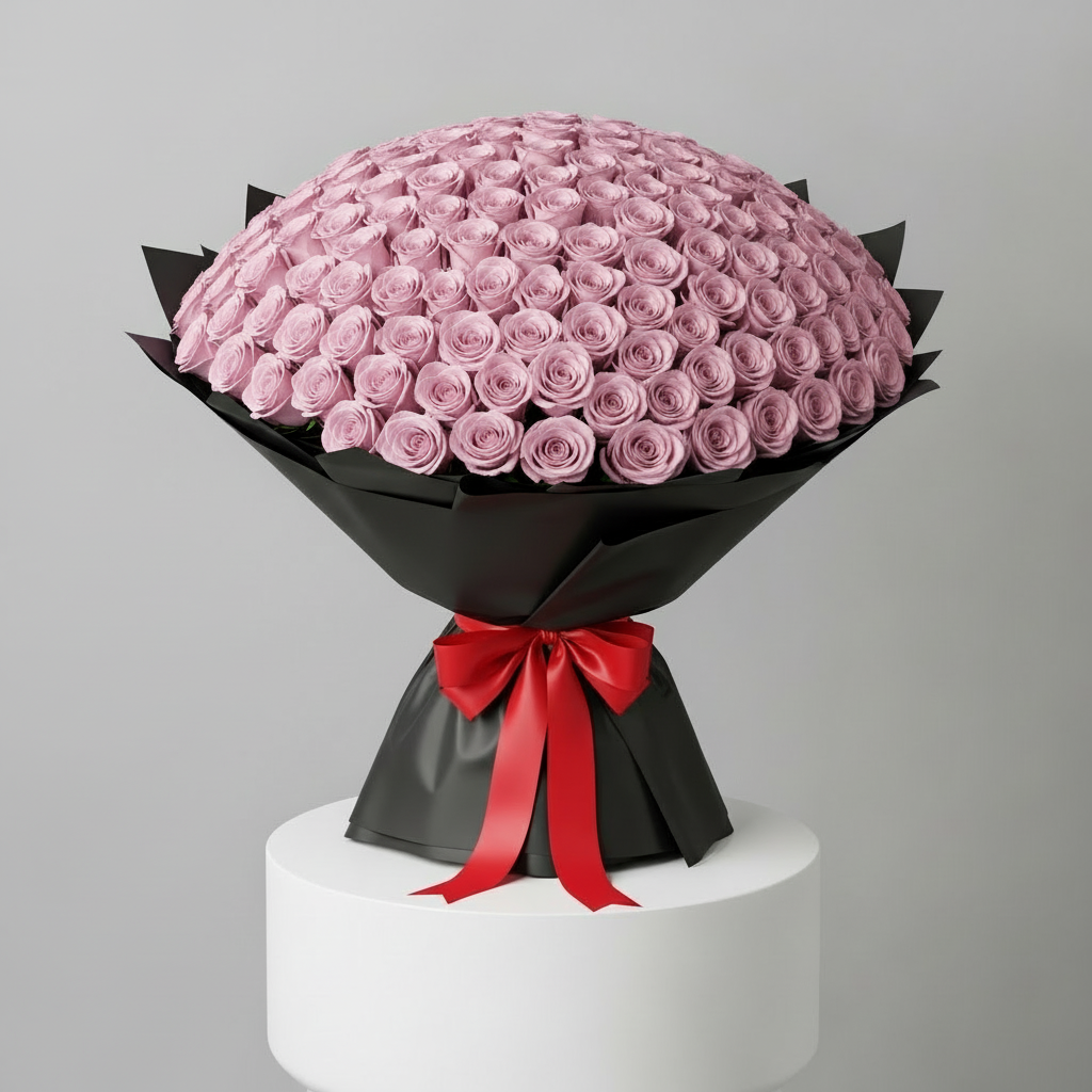 500 Pink Rose Boquet