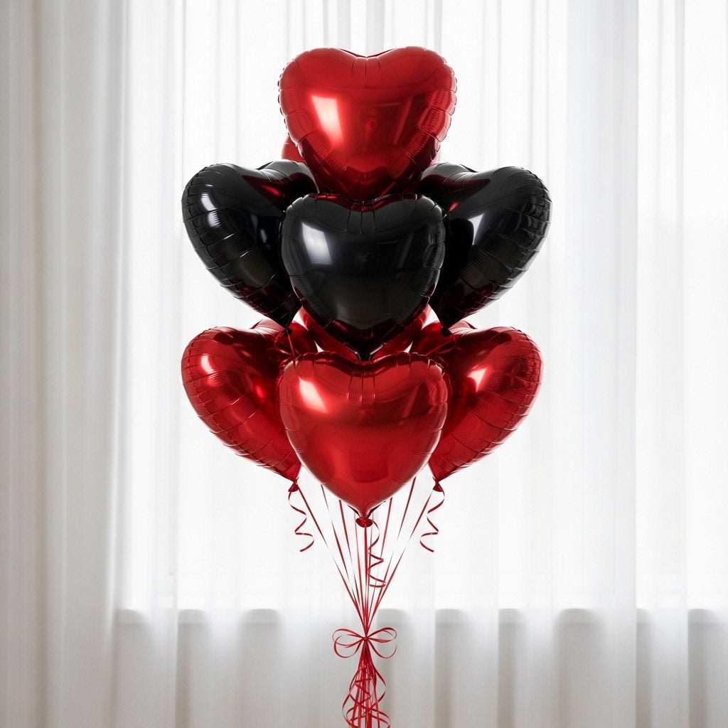 5 Red Balloons & 3 Black Balloons