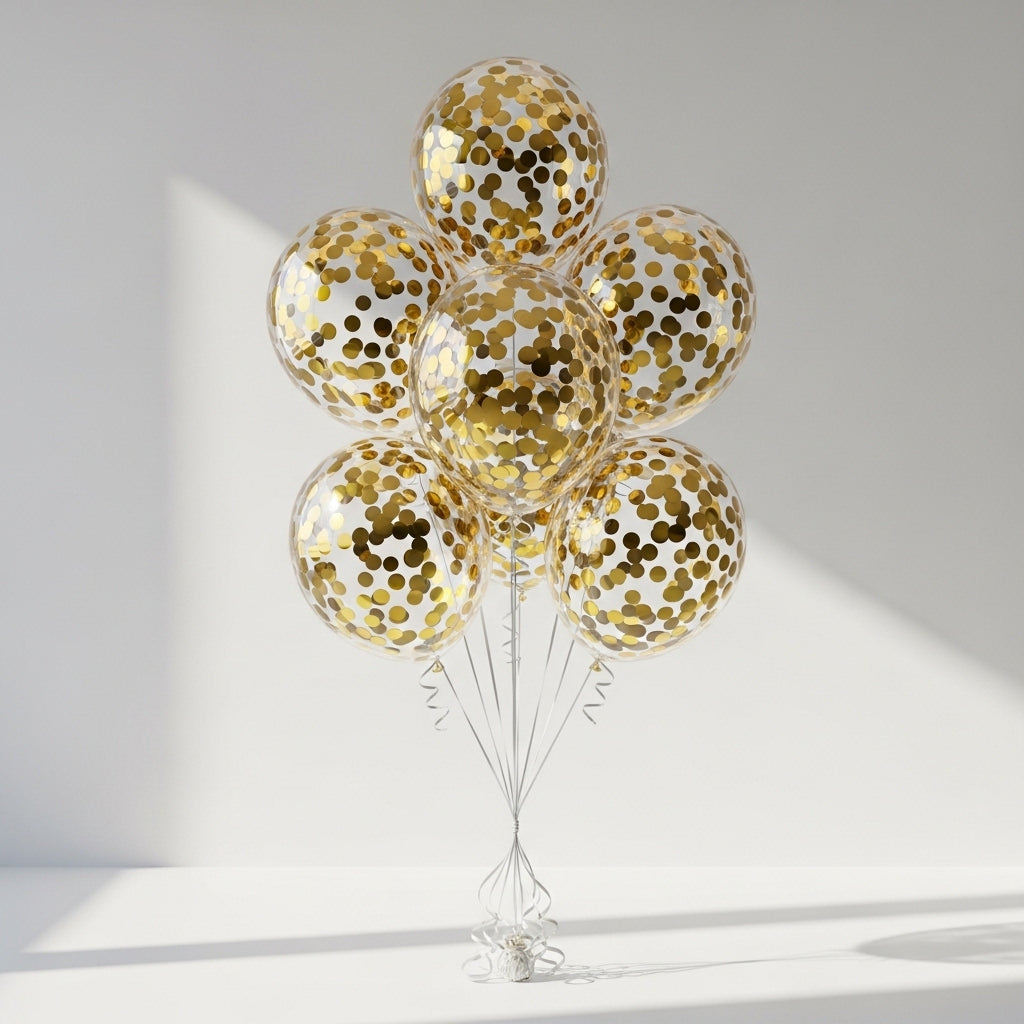6 Transparent Balloons