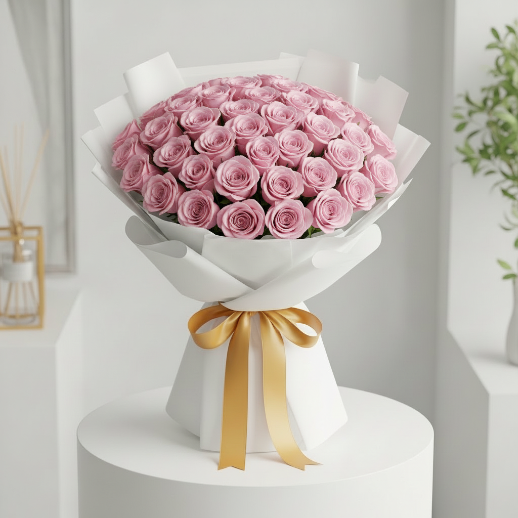 71 Pink Rose Bouquet