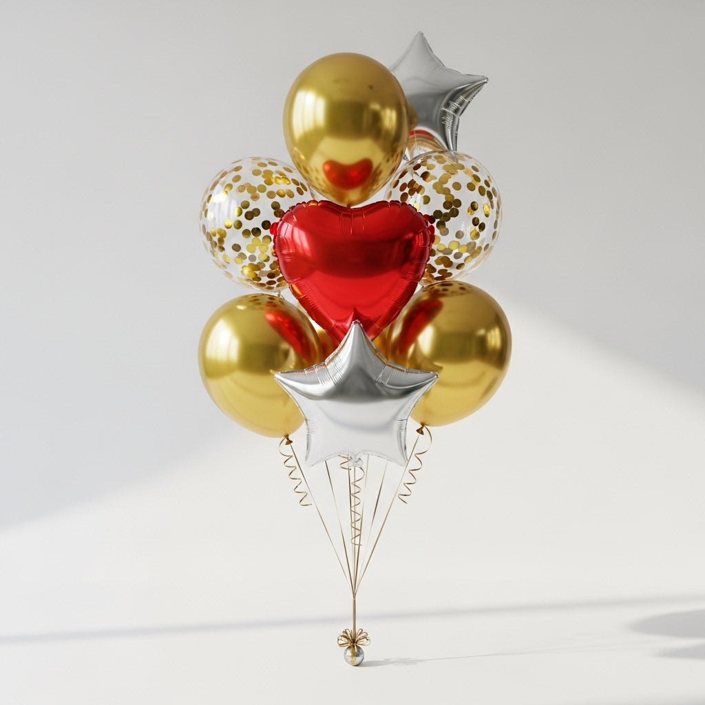 7 Balloon Party Decoration Bouquet