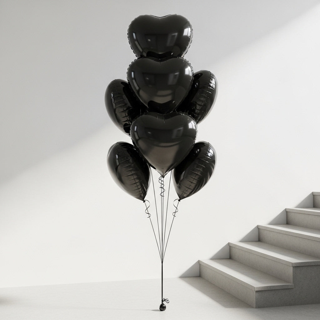 7 Black Balloons