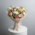 Baby Roses Eustoma Joyful Bouquet