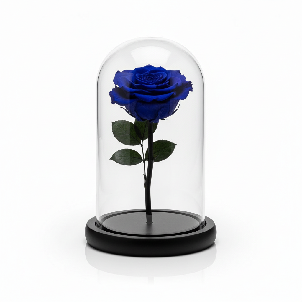 Ocean Sapphire Forever Rose Dome