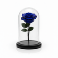 Blue Medium Preserved Rose