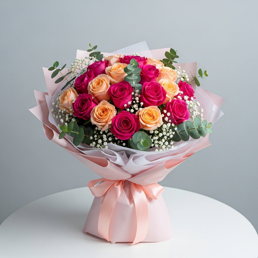 Blush Harmony Roses Bouquet