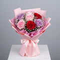 Blush Trio Rose Bouquet