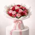 Pink Red Roses Baby Roses Bouquet