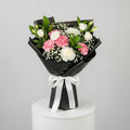 Multicolor Carnations Eustoma Bouquet