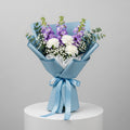 White Carnations Matthiola Elegant Bouquet