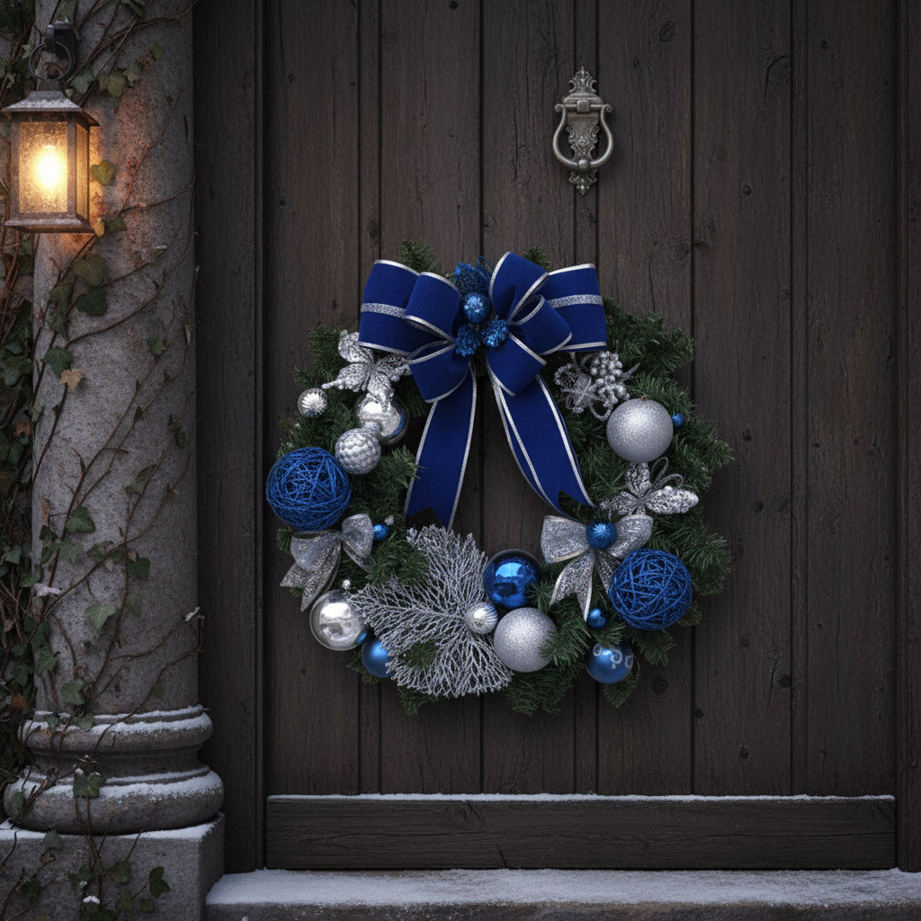 Classic Christmas Decorative Door Wreath