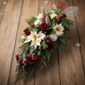 Christmas Table Floral Centerpiece Arrangement