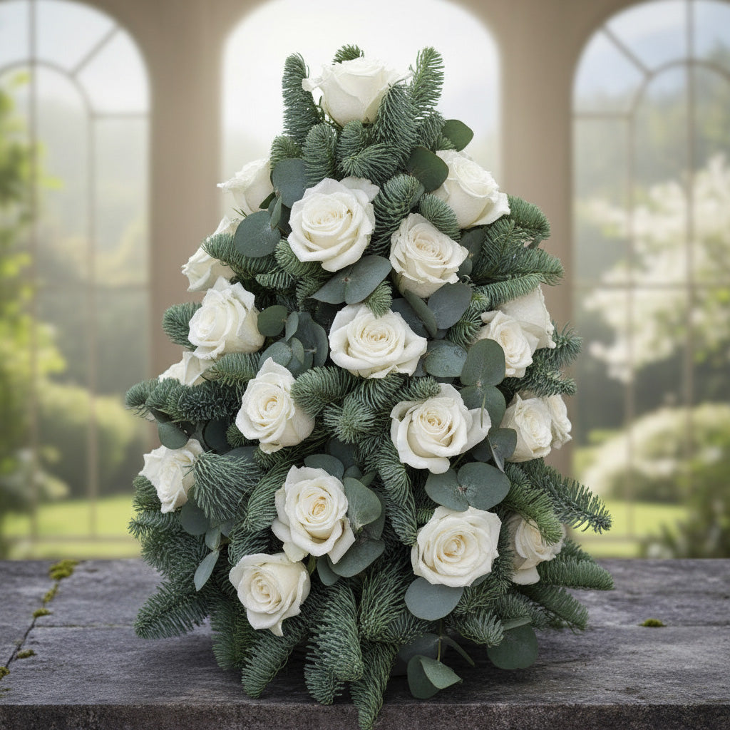 Mini Christmas Tree Gift Arrangement