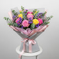 Pink Yellow Roses Bouquet