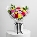 Multicolor Carnations Pink Chrysanthemums Bouquet