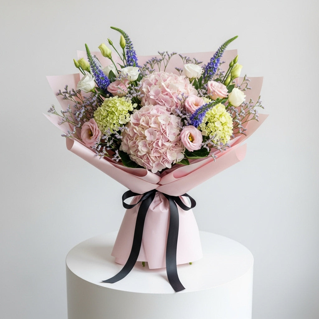 Hydrangea Eustoma Appreciation Bouquet