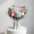 Hydrangea Carnations Celebration Bouquet