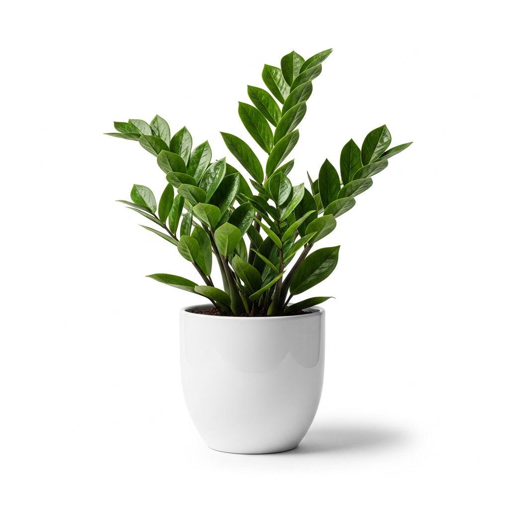 Emerald ZZ Plant Ceramic Pot