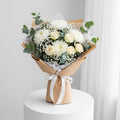 White Chrysanthemums Baby Roses Bouquet