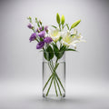 Purple Flowers Lilies Bouquet