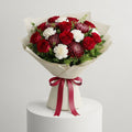 Red Roses Carnations Chrysanthemums Bouquet