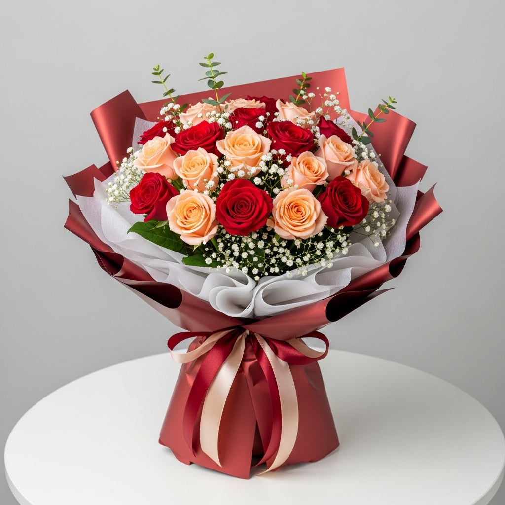 Passion Pink Roses Bouquet