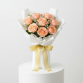 Peach Bliss Rose Bouquet
