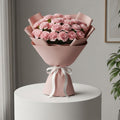 Pink Roses Lilies Carnations Bouquet