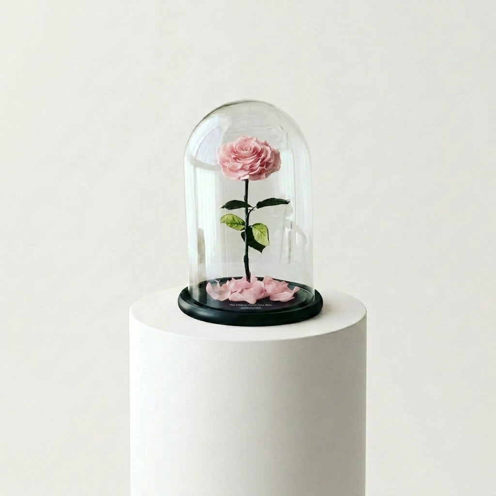 Pink Medium Preserved Rose