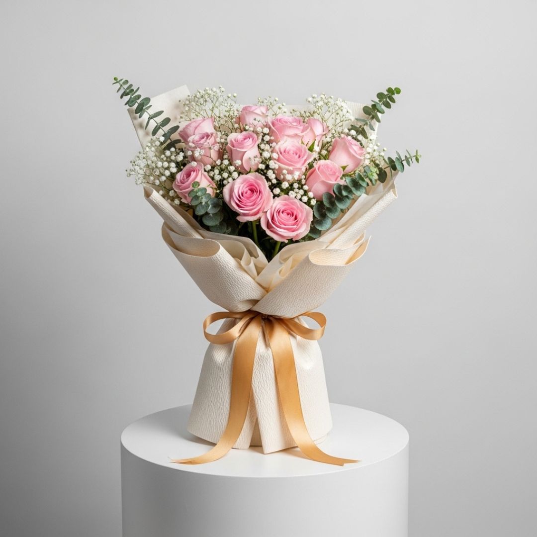 Pink Roses Bouquet