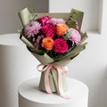 Pink, Peach & Purple Bouquet