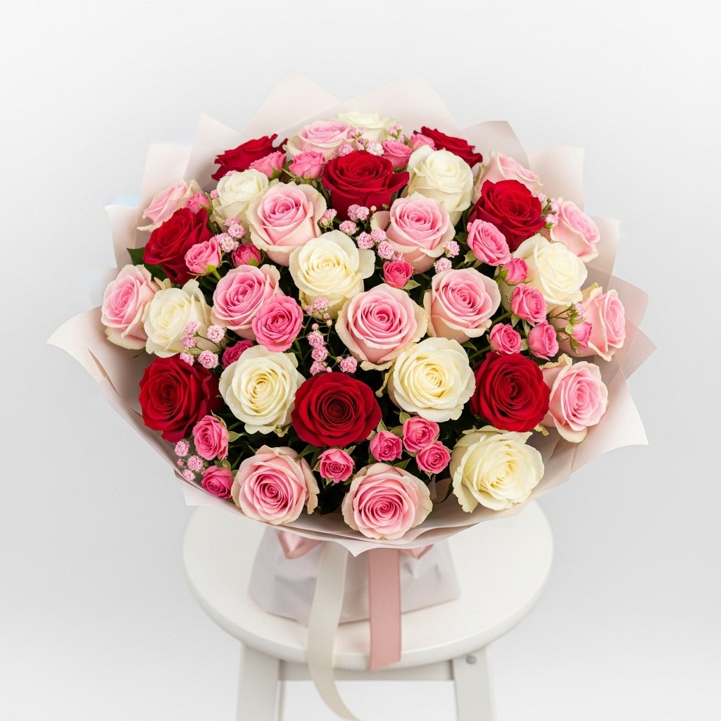 Premium Mixed Roses Collection