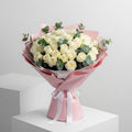 Luxury Peach Roses Elegant Bouquet