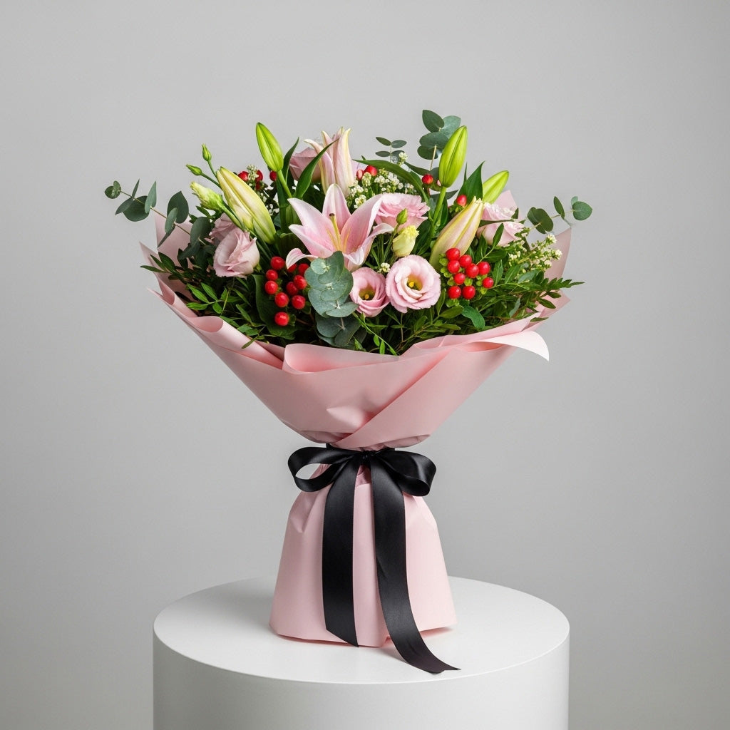 Lilies Eustoma Appreciation Bouquet