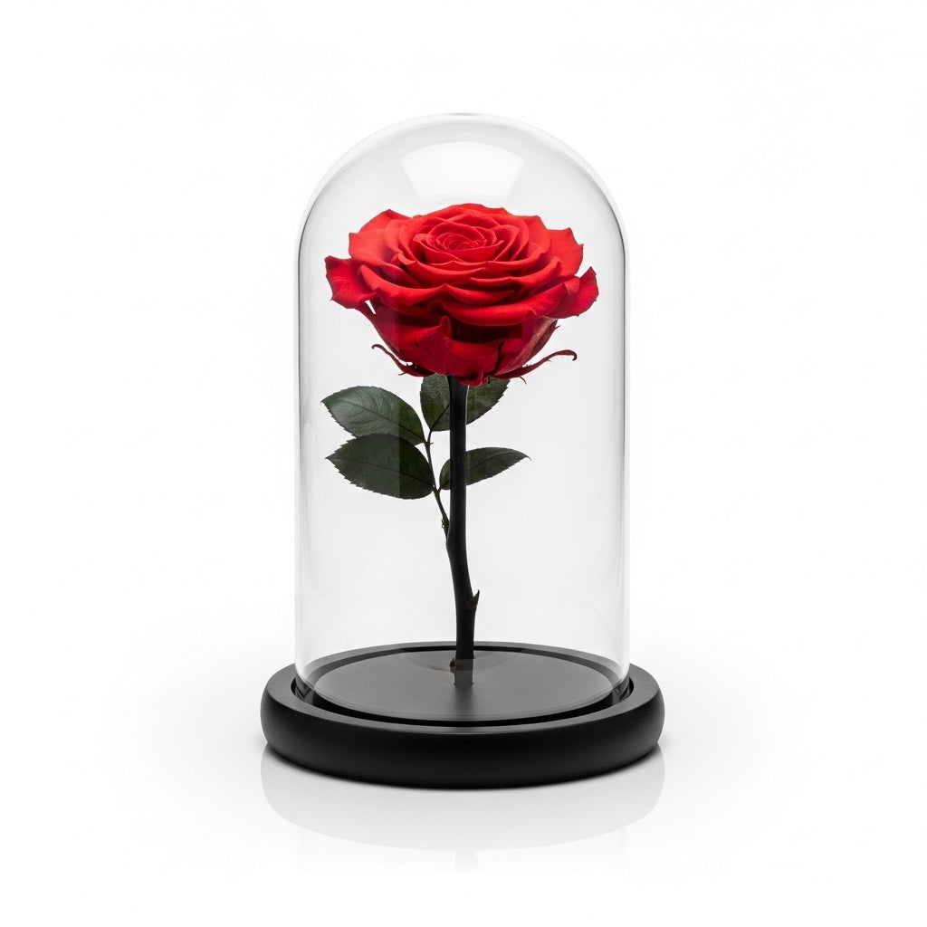 Scarlet Elegance Forever Rose Dome