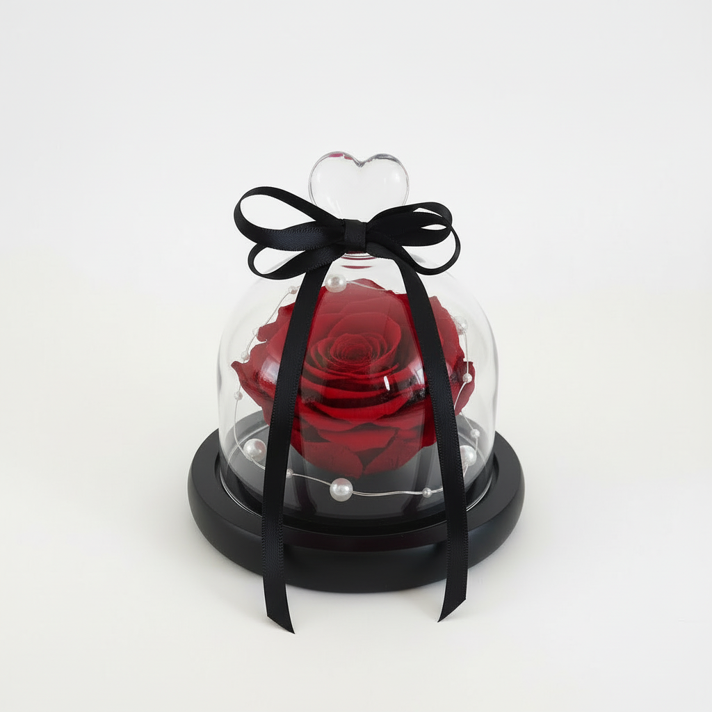 Red Small Preserved Rose