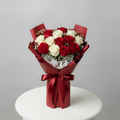 Red White Rose Bouquet