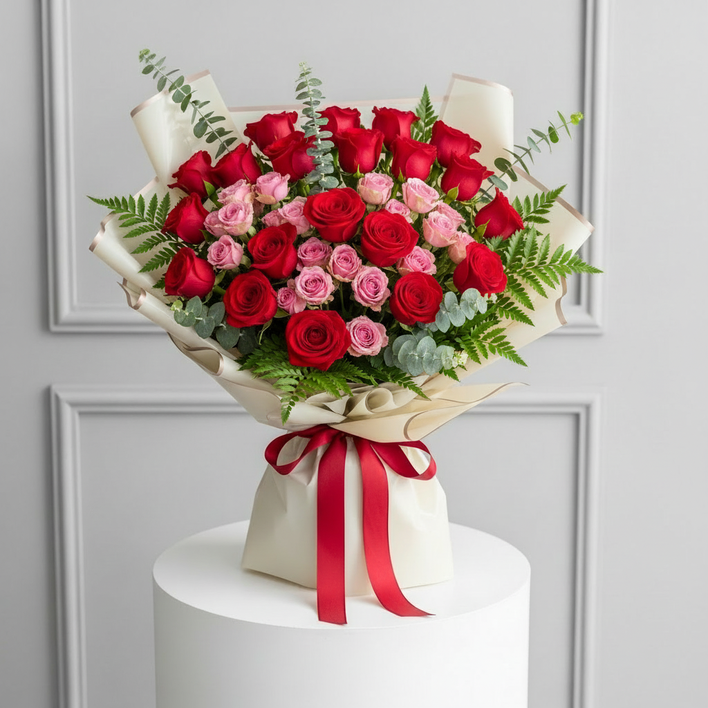 35 Mixed Roses Bouquet