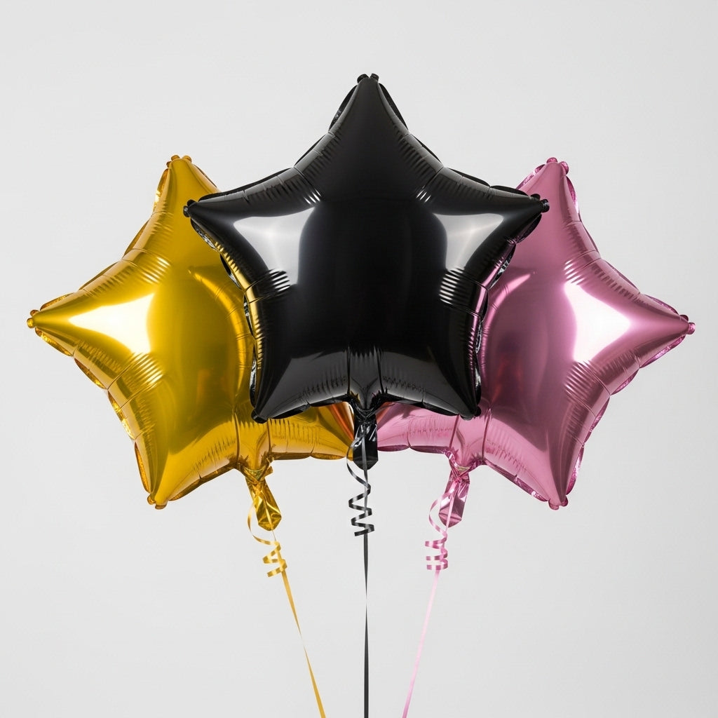 3 Star Party Balloon Trio