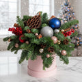 Sweet Christmas Floral Centerpiece Arrangement