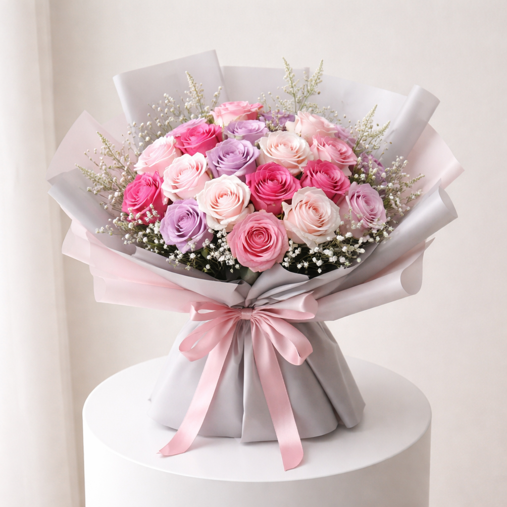 Mixed Roses Luxury Bouquet
