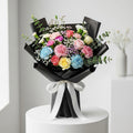 Multicolor Baby Roses Carnations Bouquet