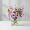 Lilies Lavender Eustoma Bouquet