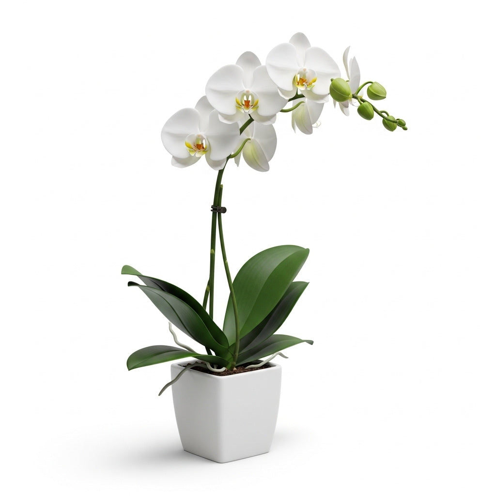 White Orchid Plant