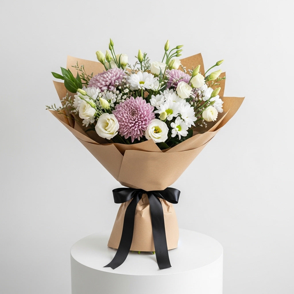 Eustoma Chrysanthemums Teachers Bouquet