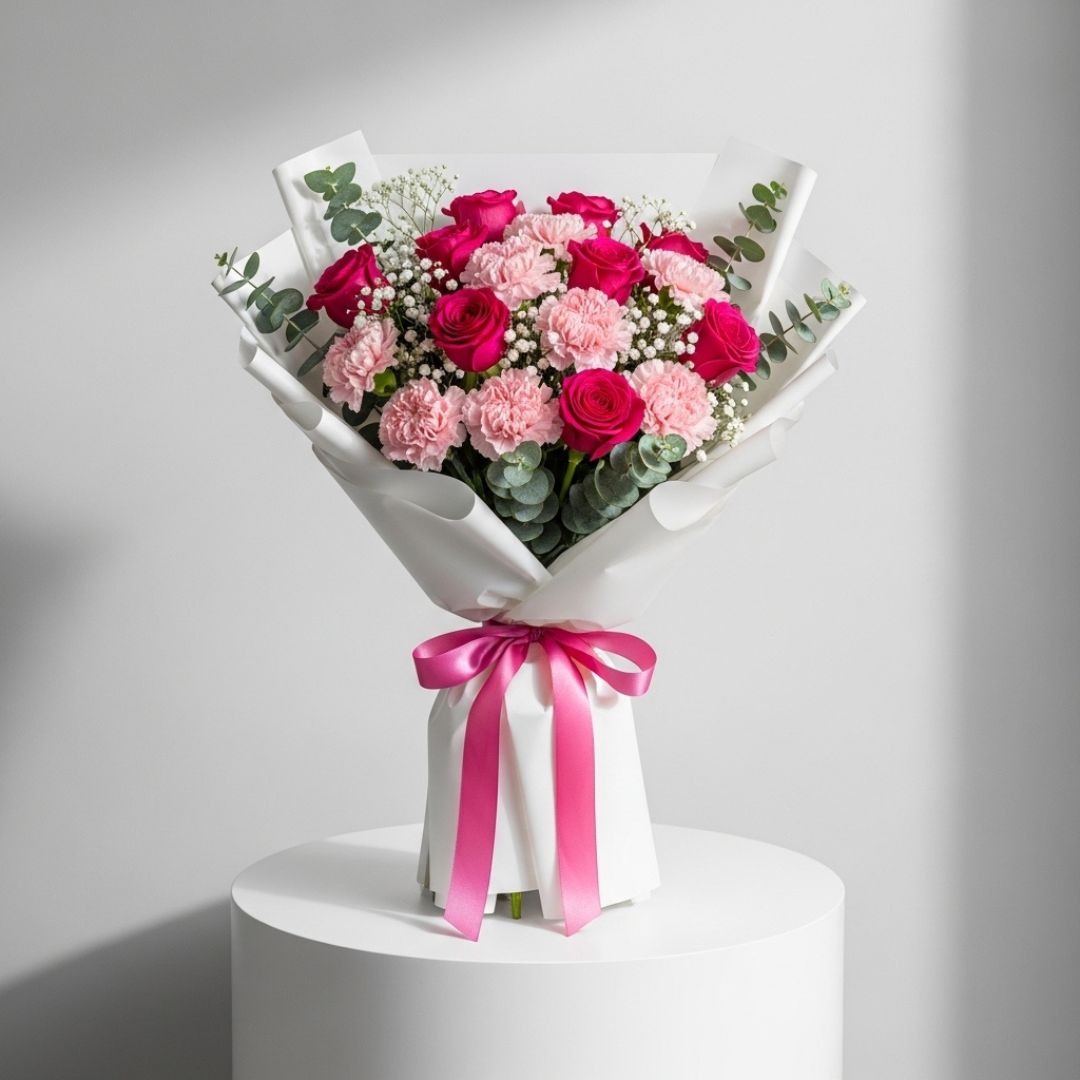Pastel Roses Eustoma Baby Roses