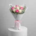 Golden Peach Yellow Roses Bouquet